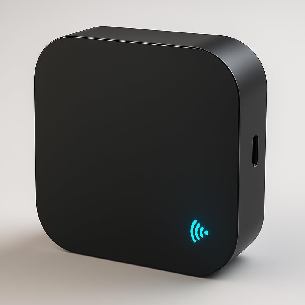 Wi-Fi Universal IR/RF Remote Hub 433.92 MHz, Smart Life Tuya App Remote Control Hub, Works with Alexa Google 2.4 GHz Wi-Fi, USB-C Powered Smart Home Center for TV AC and Blinds