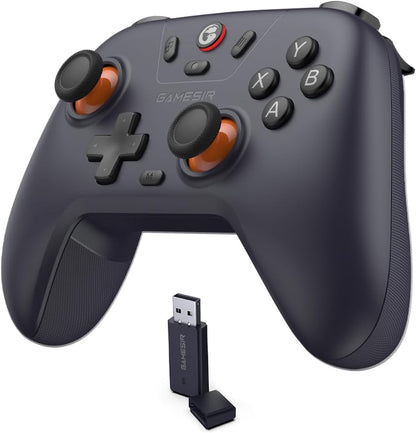 GameSir Nova Lite Wireless Controller – 2.4G &amp; Bluetooth Gamepad for Windows PC, iPhone, Android, Switch &amp; Steam Deck – Hall Effect Triggers, Turbo Function, Rumble Vibration (Black)