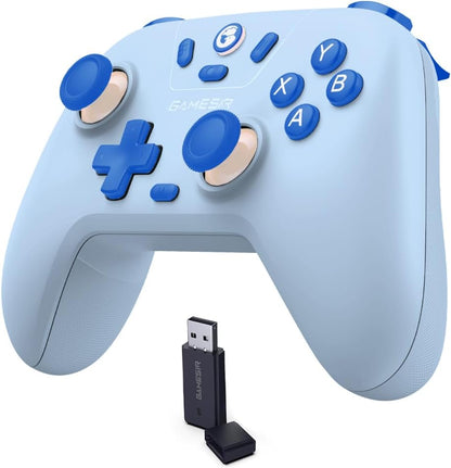 GameSir Nova Lite Wireless Controller – 2.4G &amp; Bluetooth Gamepad for Windows PC, iPhone, Android, Switch &amp; Steam Deck – Hall Effect Triggers, Turbo Function, Rumble Vibration (Black)