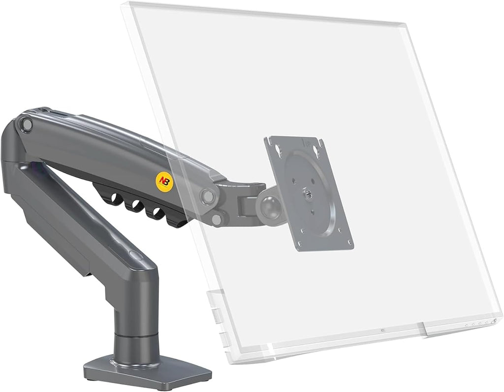 NB North Bayou Monitor Desk Mount Stand Full Motion Swivel Monitor Arm with Gas Spring for 17-30''Monitors(Within 4.4lbs to 19.8lbs) Computer Monitor Stand F80