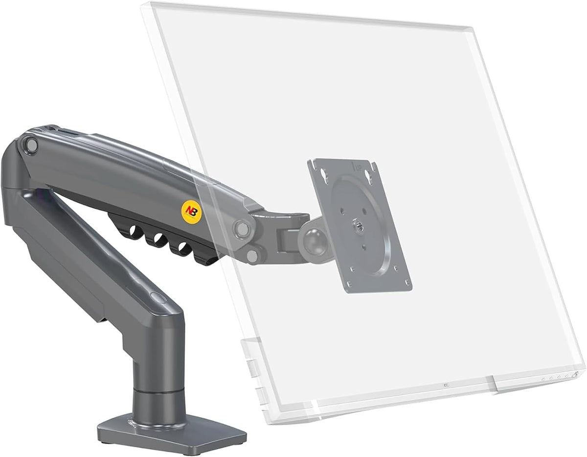NB North Bayou Monitor Desk Mount Stand Full Motion Swivel Monitor Arm with Gas Spring for 17-30&