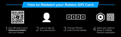 Roblox Gift Card [Includes Free Virtual Item] [Redeem Worldwide] - Delivered by email