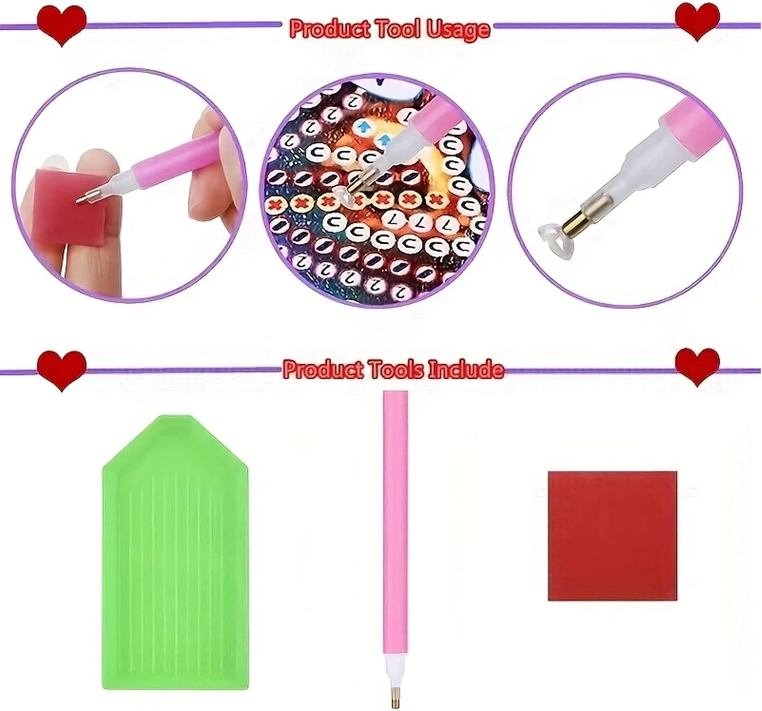 5D Diamond Painting Kit Full Drill - Flower, Diamonds Art Kits with New Upgrade Tool, DIY Diamond Art Kits for Gifts(11.8x15.7 inch)