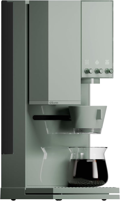 xBloom Studio - The Ultimate Coffee Machine - Drip Coffee Maker with Built-in Grinder, Scale, and 3 Levels of Automation, Sage Green