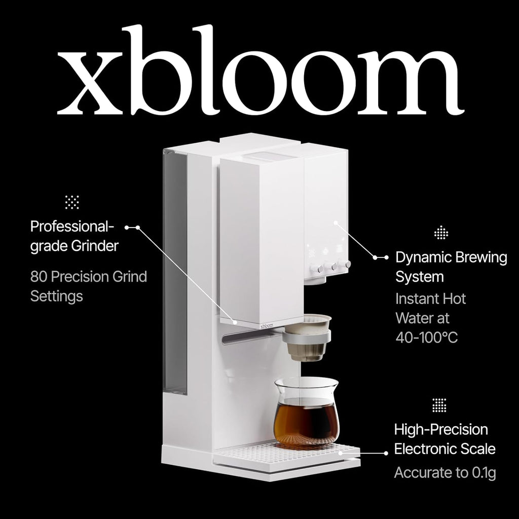 xBloom Studio - The Ultimate Coffee Machine - Drip Coffee Maker with Built-in Grinder, Scale, and 3 Levels of Automation, Sage Green