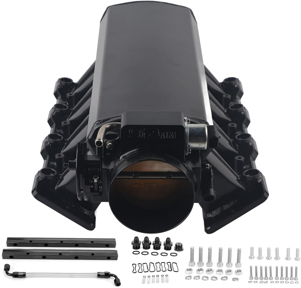 Intake Manifold Aluminium LS1 LS2 LS6 with Fuel Sub Supply Pipe 5.3L 6.0L 5.7L (92mm Diameter)