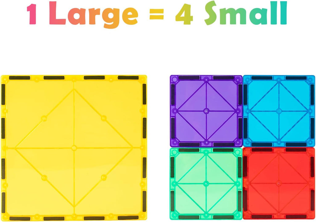 Gemmicc Magnetic Tiles Building Blocks, Magnet Toys for Kids, STEM Approved Educational Toys,3D Magnet Puzzles Stacking Blocks for Boys Girls,63 PCS Classic Set