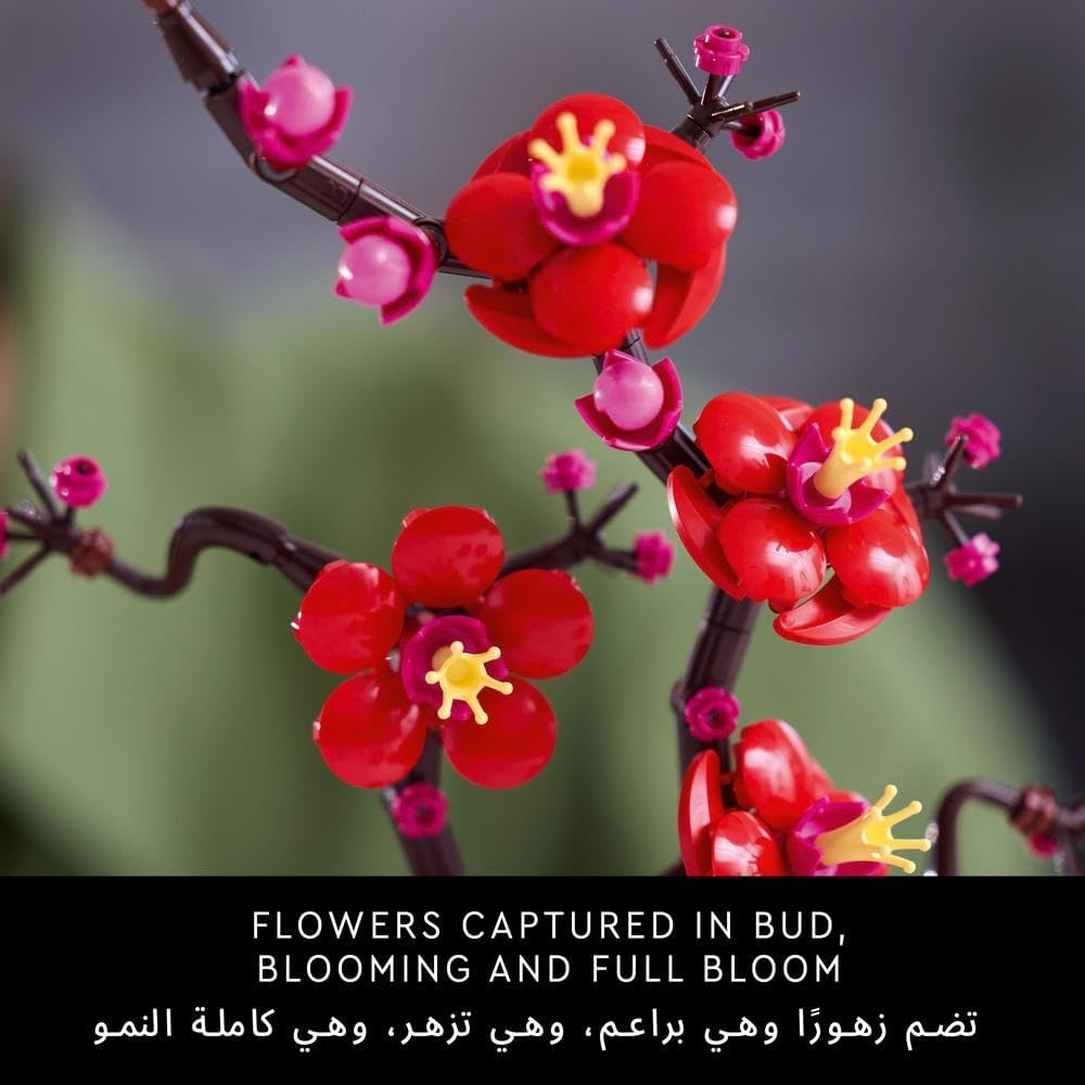 ليغو بوتانيكلز خيزران الحظ 10344 | نباتات اصطناعية، ديكور للمنزل والمكتب، مجموعة بناء للبالغين، هدية للمنزل الجديد والتخرج، ٣٢٥ قطعة