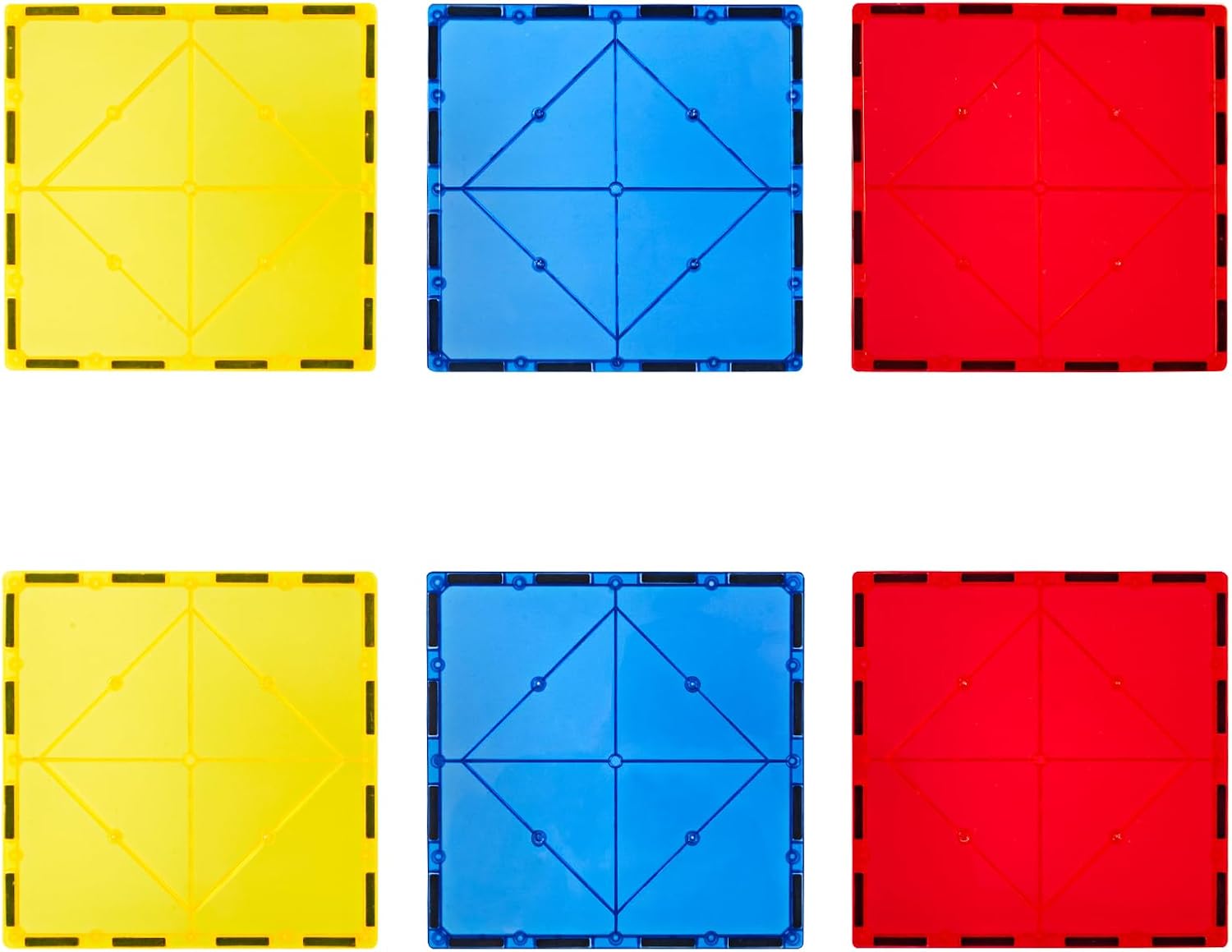 Gemmicc Magnetic Tiles Building Blocks, Magnet Toys for Kids, STEM Approved Educational Toys,3D Magnet Puzzles Stacking Blocks for Boys Girls,63 PCS Classic Set