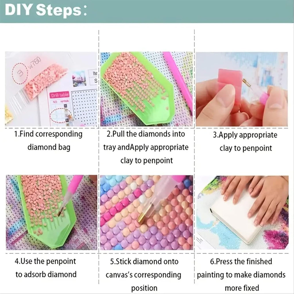 5D Diamond Painting Kit Full Drill - Flower, Diamonds Art Kits with New Upgrade Tool, DIY Diamond Art Kits for Gifts(11.8x15.7 inch)