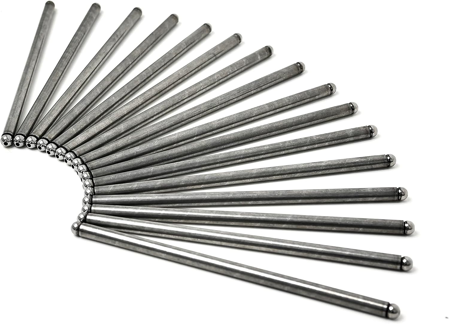 Michigan Motorsports 7.400" LS Pushrod Set - Stock Replacement for LS1 LS2 LS3 LS6 LQ4 LQ9 L76 L99 LS4 LS9 LSA - Fits 4.8L 5.3L 5.7L 6.0L 6.2L - Set of 16 - Like GM Part #12619828