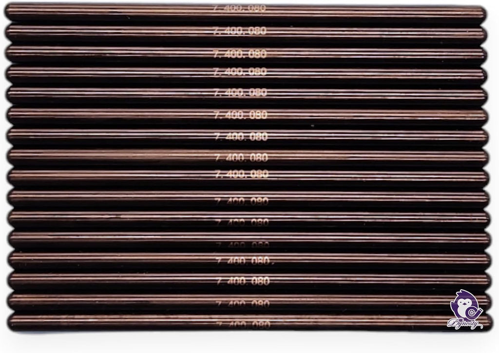 Dynosty Texas Speed TSP 7.400"" Chromoly Pushrods for GM LS LS1 LS2 LS3 LQ4 LQ9 5.3L 6.0L