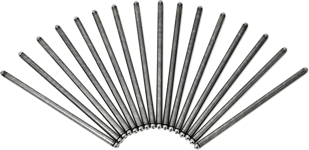 Michigan Motorsports 7.400" LS Pushrod Set - Stock Replacement for LS1 LS2 LS3 LS6 LQ4 LQ9 L76 L99 LS4 LS9 LSA - Fits 4.8L 5.3L 5.7L 6.0L 6.2L - Set of 16 - Like GM Part #12619828