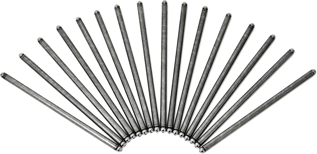 Michigan Motorsports 7.400" LS Pushrod Set - Stock Replacement for LS1 LS2 LS3 LS6 LQ4 LQ9 L76 L99 LS4 LS9 LSA - Fits 4.8L 5.3L 5.7L 6.0L 6.2L - Set of 16 - Like GM Part 