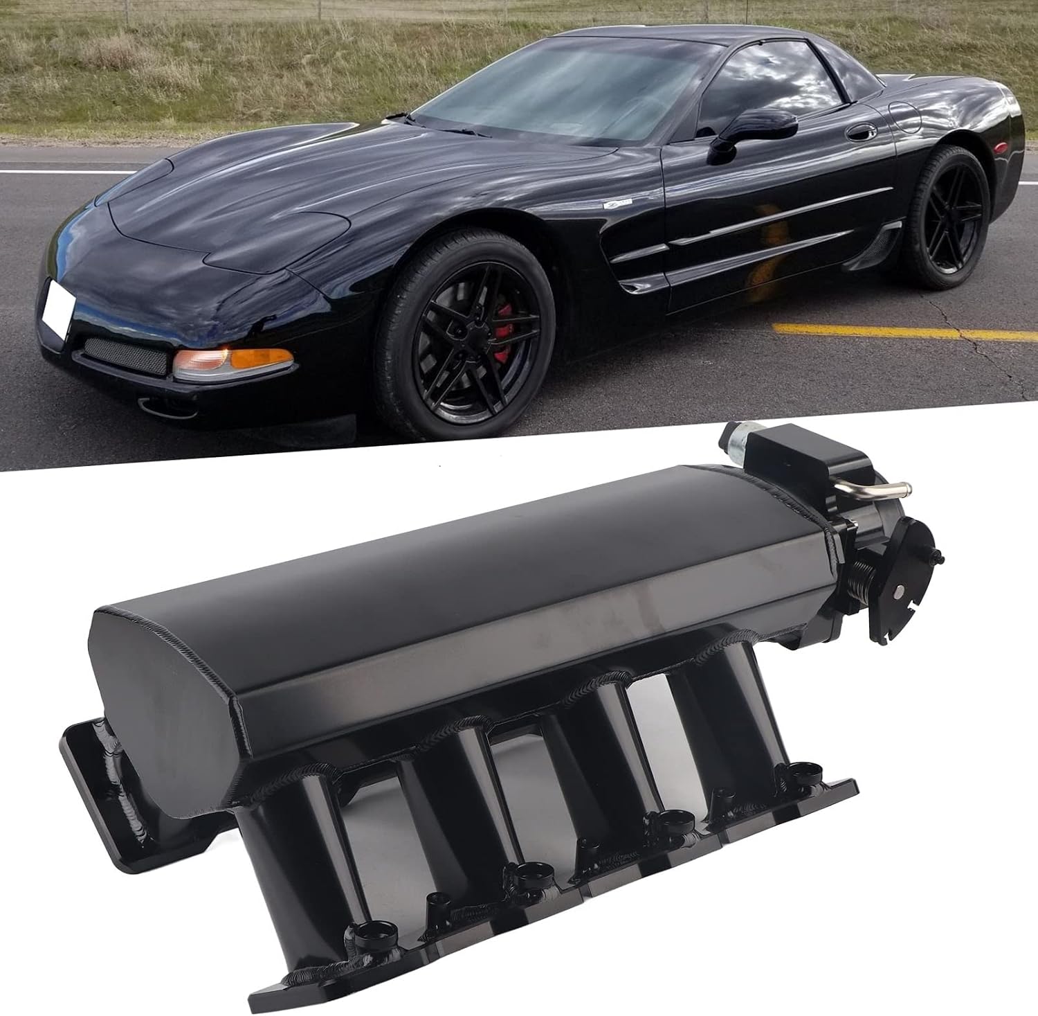 Intake Manifold Aluminium LS1 LS2 LS6 with Fuel Sub Supply Pipe 5.3L 6.0L 5.7L (92mm Diameter)
