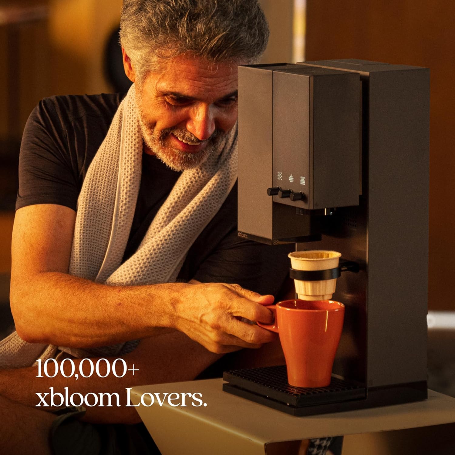 xBloom Studio - The Ultimate Coffee Machine - Drip Coffee Maker with Built-in Grinder, Scale, and 3 Levels of Automation, Sage Green