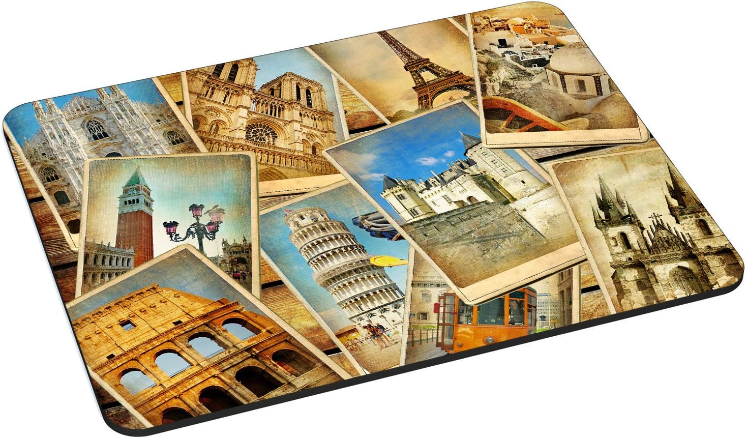 بيديا قاعدة ماوس من النيوبرين بتصميم مظلة مقاس 22 × 18 سم
