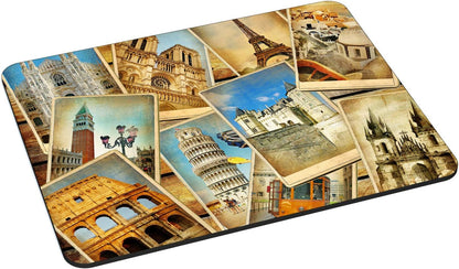 بيديا قاعدة ماوس من النيوبرين بتصميم مظلة مقاس 22 × 18 سم