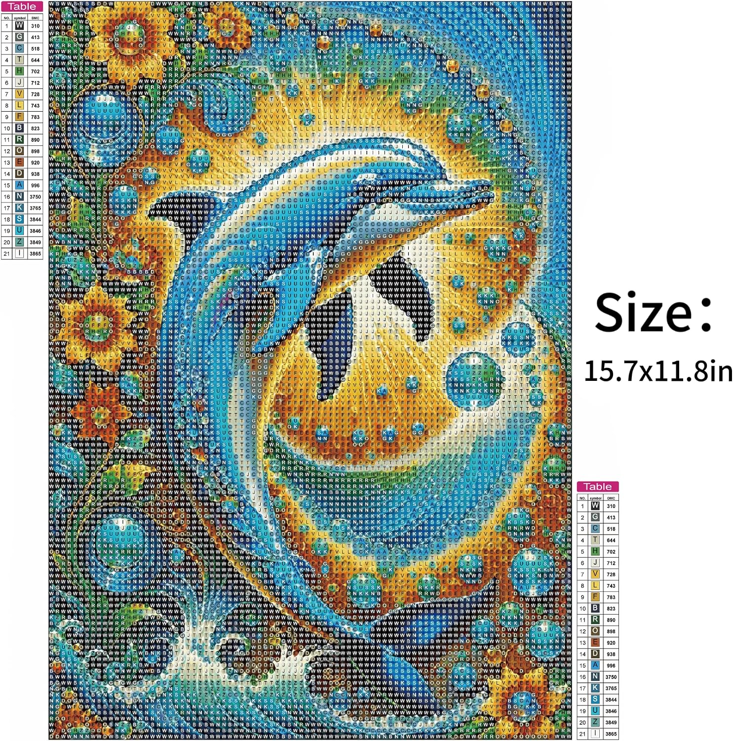 5D Diamond Painting Kit Full Drill - Flower, Diamonds Art Kits with New Upgrade Tool, DIY Diamond Art Kits for Gifts(11.8x15.7 inch)